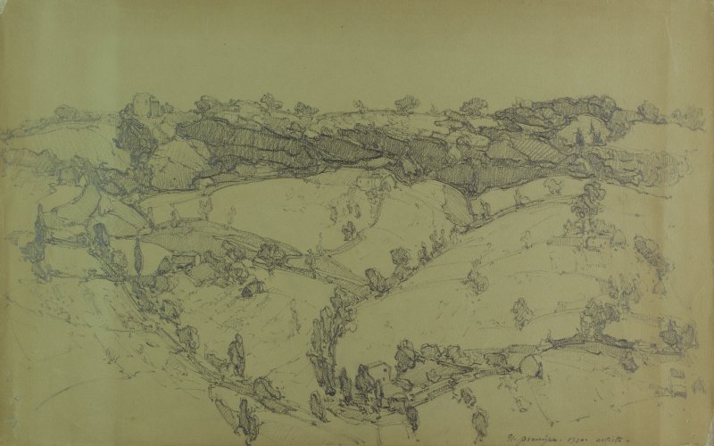 1930 -  Paesaggio orvietano